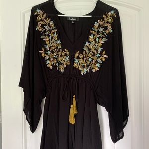 Lulus Boho Embroidered Dress
